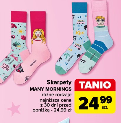 Skarpety many mornings promocja w Carrefour