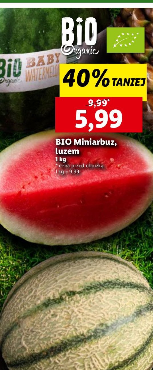 Arbuz mini bio promocja