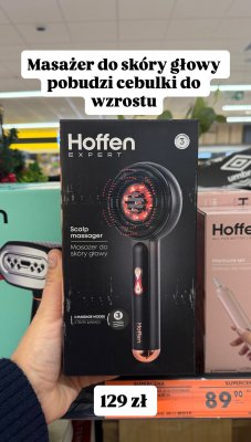 Masażer do skóry głowy Hoffen Expert promocja w Biedronka