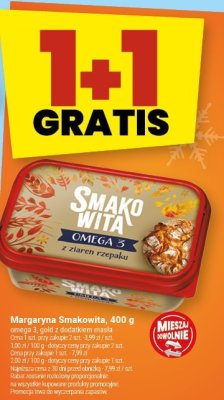 Margaryna Smakowita, 400 g promocja w Twój Market