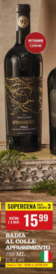Wino Badia Al Colle Appassimento 750 ML promocja w Biedronka