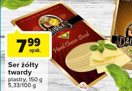 Ser żółty dojrzewający Dziugas promocja