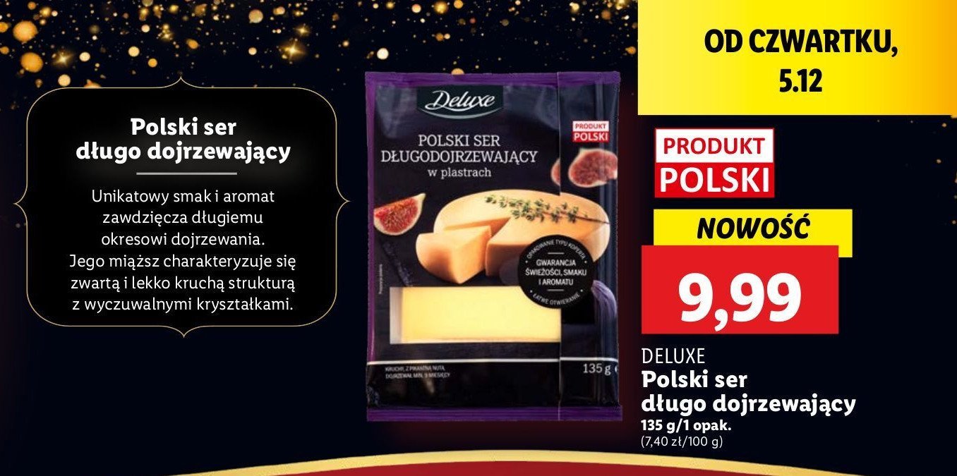 Ser długodojrzewający Deluxe promocja