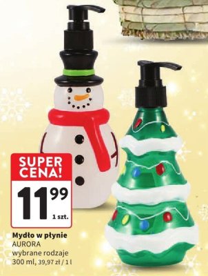 Mydło w płynie, wybrane rodzaje Aurora promocja w Intermarche