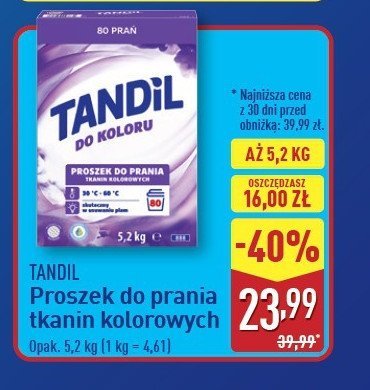 Proszek do prania classic kolor Tandil promocja