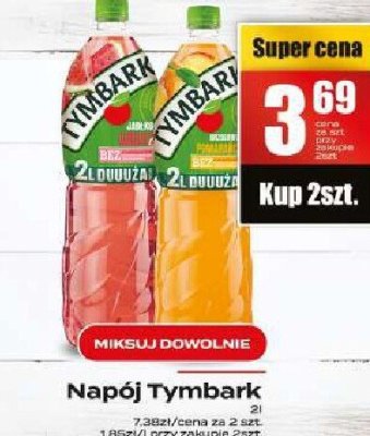 Napój Tymbark różne smaki promocja w Supeco