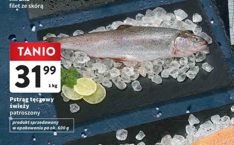 Pstrąg tęczowy świeży promocja w Biedronka