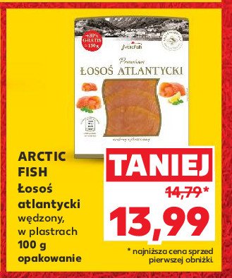 Dziki łosoś pacyficzny wędzony Arctic fish promocja