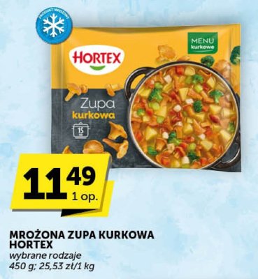 Mrożona zupa kurkowa Hortex wybrane rodzaje promocja w ABC