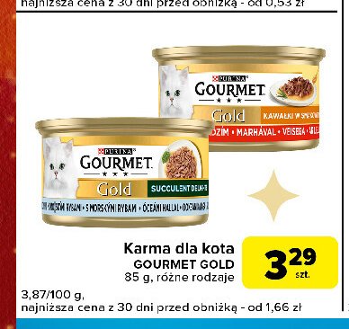 Karma dla kota Purina gourmet gold promocja