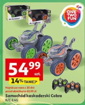 Samochód kaskaderski Cobra R/C 2.4G promocja w Auchan