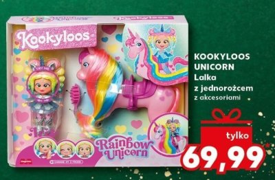 Lalka z jednorożcem z akcesoriami KOOKYLOOS UNICORN promocja w Kaufland