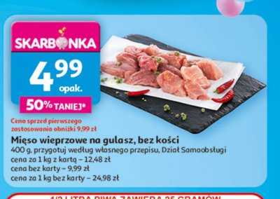 Mi臋so gulaszowe wieprzowe Auchan promocja