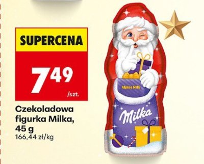 Czekoladowa figurka  promocja w Biedronka