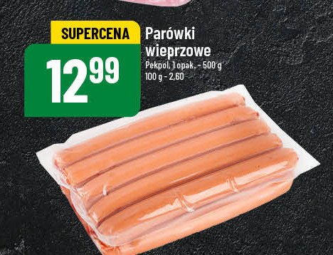 Parówki wieprzowe Pekpol promocja