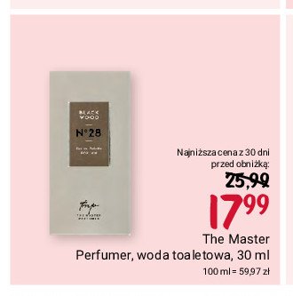 Woda toaletowa The master perfumer black wood promocja w Rossmann