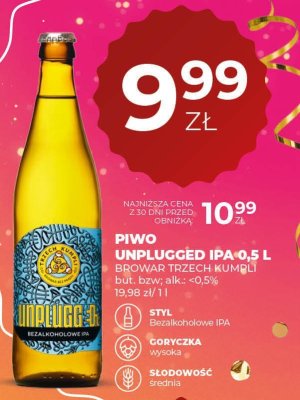 Piwo UNPLUGGED IPA 0,5 L promocja w Duży Ben