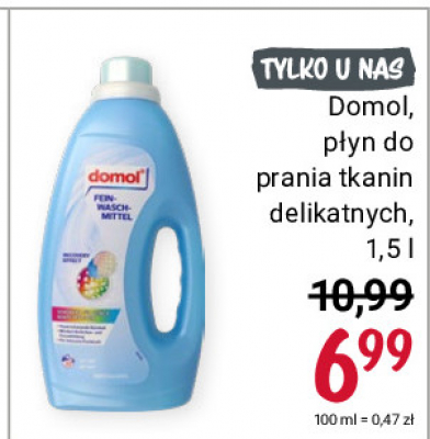 P艂yn do p艂ukania tkanin delikatnych Domol promocja