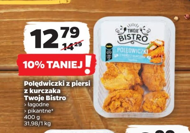 Polędwiczki z piersi kurczaka pikantne TWOJE BISTRO promocja