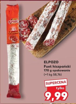 Fuet hiszpański promocja w Kaufland