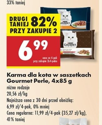 Karma dla kota mi臋sny duet Purina gourmet perle promocja