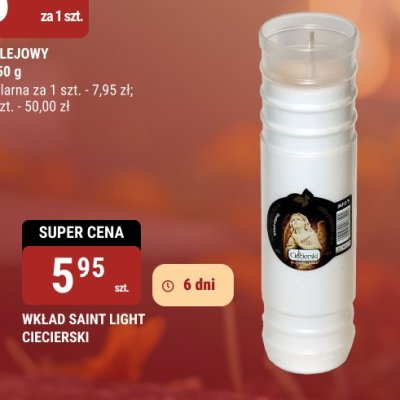 WKŁAD SAINT LIGHT CIECIERSKI promocja w bi1