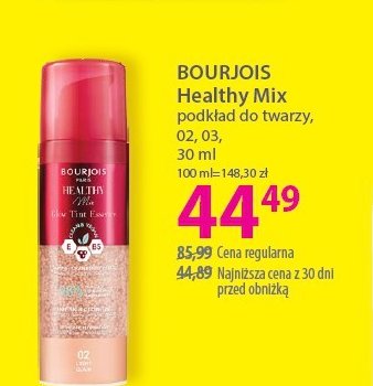 Podkład 03 Bourjois healthy mix promocja w Hebe