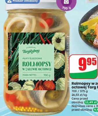 Rolmopsy w zalewie octowej  promocja w Dino