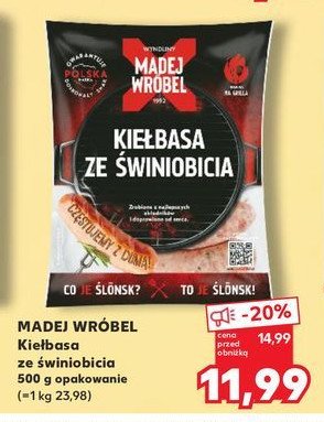 Kie艂basa ze 艣winiobicia Madej & wr贸bel promocja
