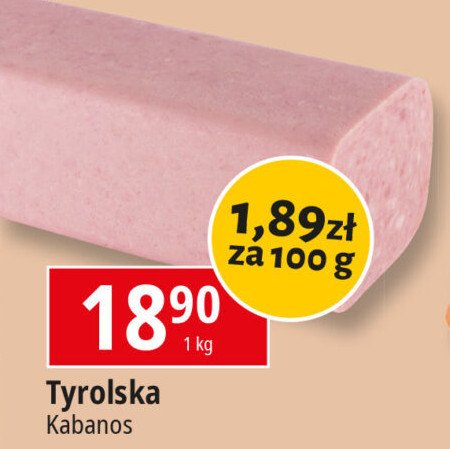 Szynka tyrolska Kabanos promocja