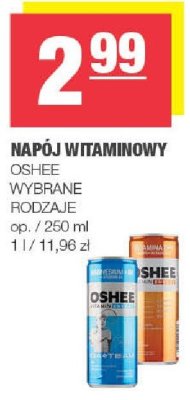 Napój witaminowy Oshee promocja w SPAR