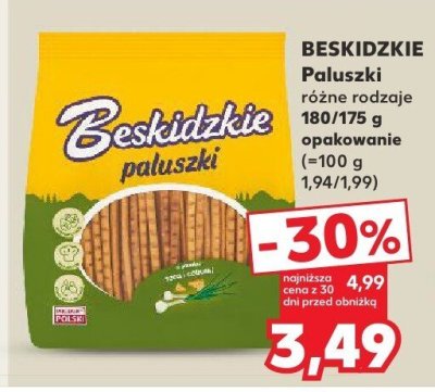 Paluszki różne rodzaje promocja w Kaufland