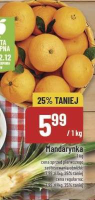 Mandarynka promocja w POLOmarket