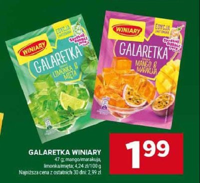 Galaretka smak mango i marakui Winiary promocja