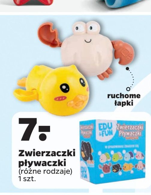 Zwierzaczki pływaczki Edu & fun promocja