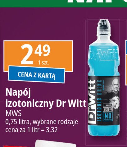 Napój multiwitamina Dr witt promocja w Leclerc