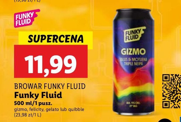 Piwo Funky fluid quibble promocja