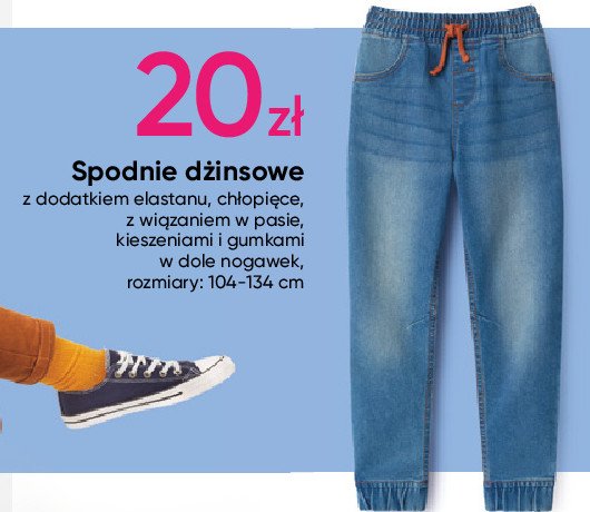 Spodnie jeans chłopięce rozm. 104-134 cm promocje