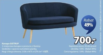 Kanapa GJSTRUP promocja w Jysk