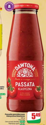 Passata pomidorowa klasyczna Dawtona promocja w Dino