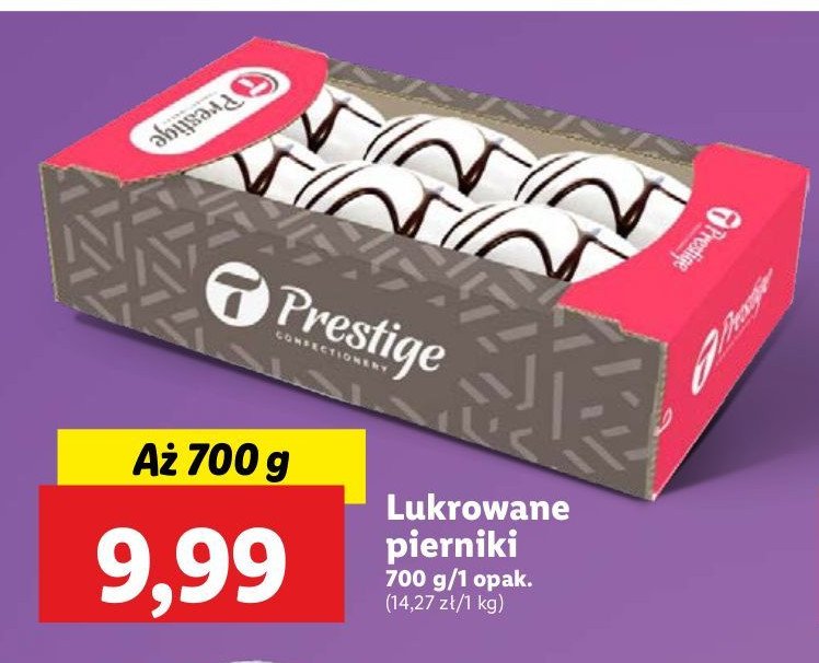 Pierniki lukrowane PRESTIGE promocja w Lidl