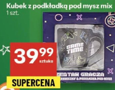 Kubek z podkładką pod mysz mix promocja w Delikatesy Centrum