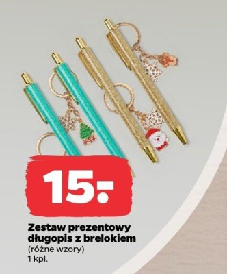 Zestaw prezentowy długopis z brelokiem promocja w Netto