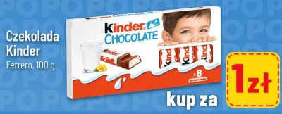 Czekolada Kinder Chocolate promocja w POLOmarket