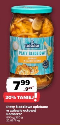 Płaty śledziowe ogiekane w zalewie octowej  promocja w Netto