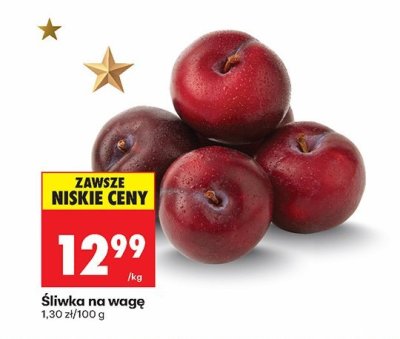 Śliwka na wagę promocja w Biedronka
