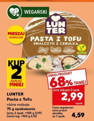 Pasta z tofu różne rodzaje promocja w Kaufland