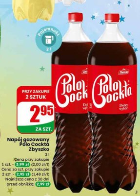 Napój gazowany Polo Cockta Zbyszko promocja w Dino