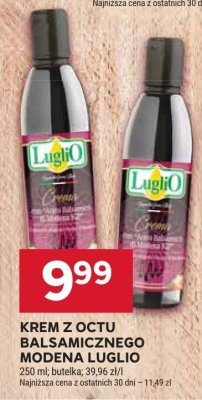 Krem z octu balsamicznego Modena Luglio promocja w Stokrotka