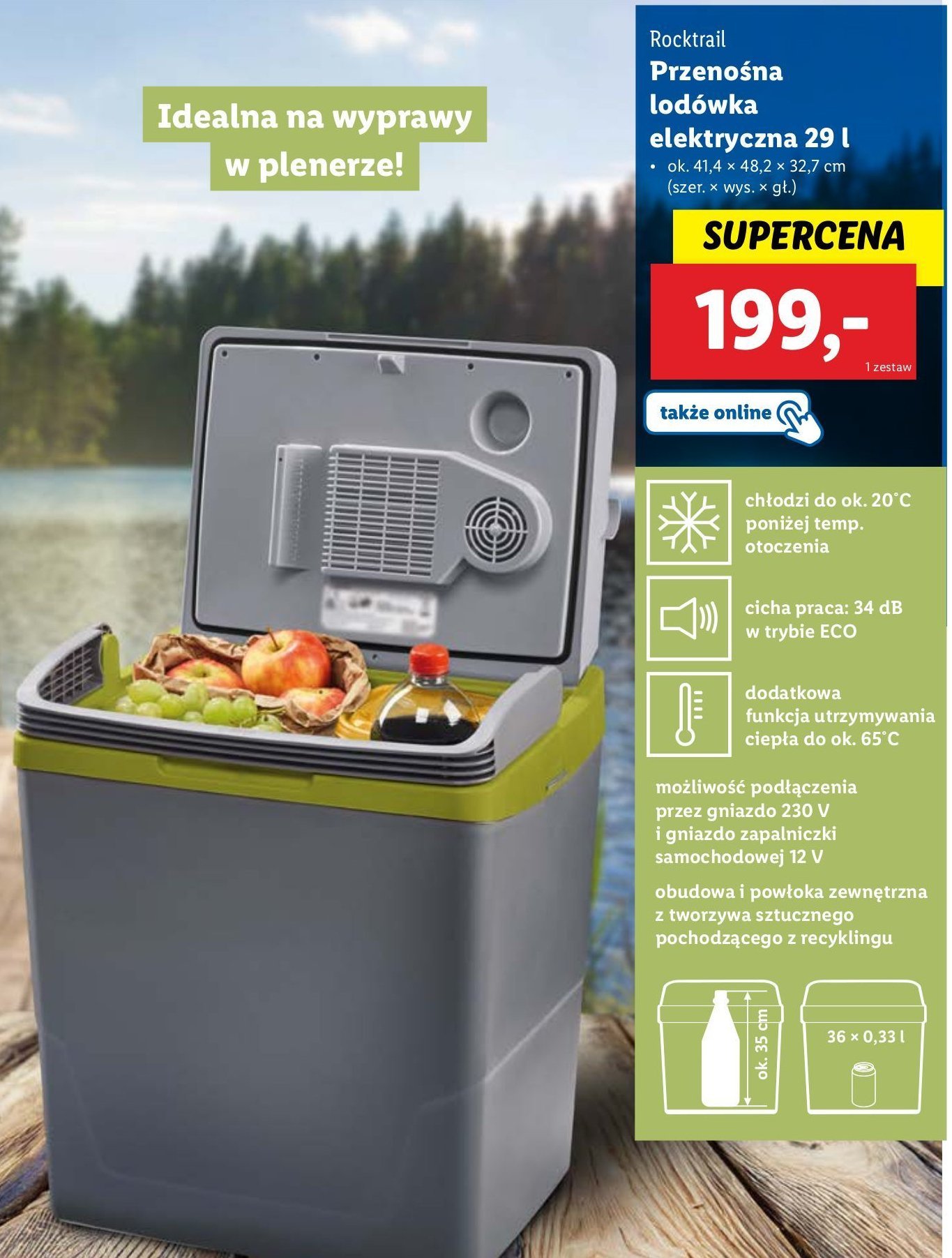 Elektryczna lod贸wka turystyczna ROCKTRAIL promocja